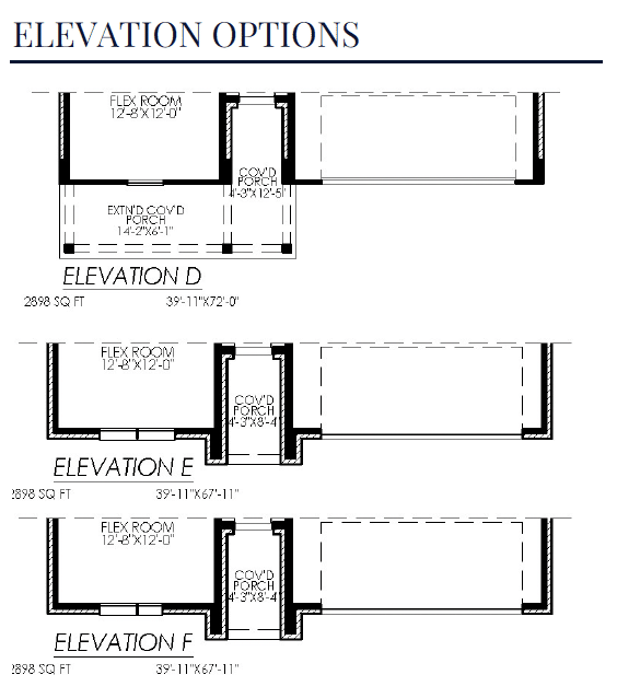 Image of The Commerce Elevation options.